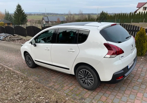 Peugeot 3008 cena 46990 przebieg: 91350, rok produkcji 2016 z Chodzież małe 106